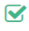 The manual grading complete status indicator is a green check mark inside a square.
